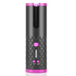 Cordless Auto Curling Iron Ceramic Black & Pink