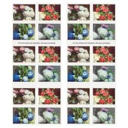 Flowers From The Garden 2017 USPS Stamps All Brand New Forever Stamps 100 Unused US Forever First Class Postage Stam 100 Pcs