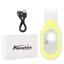 Soft Silicone USB Charging Safety Lamp Strap For Running, Outdoor Activities, And More White Warm Light For Hiking, Ca Yellow White Light