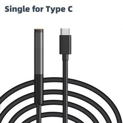 3 in 1 Waterproof USB Endoscope Inspection Camera 8mm Lens, 1200P HD, 6 LED Lights, IP67 Waterproof 1m single For Type C