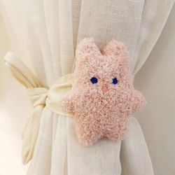 Plush Bear Rabbit Curtain Tieback For Kids Room Decor 7
