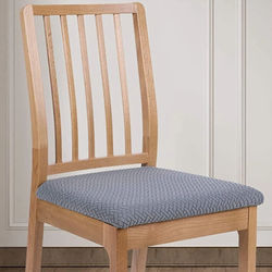 Dining Room Chair Seat Covers Gray 4pcs