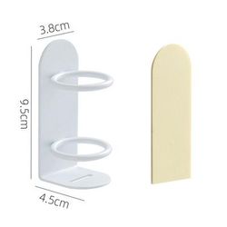 Wall Mounted Electric Toothbrush Holder Holder Punch Free Razor Holder Storage Shelf Toothbrush Organizer white