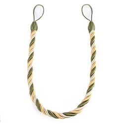 Gold Weave Curtain Tieback: Handcrafted Holder Clip For Home Decor 5