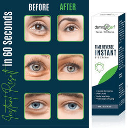 Instant Eye Cream, 60 Second Time Reverse Formula For Dark Circles & Puffiness Instant Eye Cream, 60 Second Time Reverse Formula For Dark Circles & Puffiness