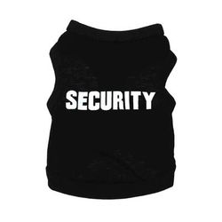 Black Police Suit Cosplay Dog Clothes: Elastic Vest Puppy T Shirt Coat L 1