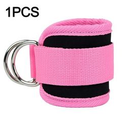 Fitness Ankle Buckle Training Device, Adjustable Leg & Hip Trainer With Secure Binding Strap For Resistance Workouts pink 1pcs