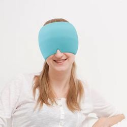 Single Layer Gel Ice Pack Headgear For Migraine Relief, Stretchable Compress Hood Single Layer Gel Ice Pack Headgear For Migraine Relief, Stretchable Compress Hood