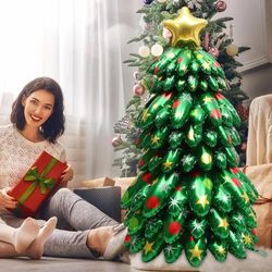 Festive Inflatable Christmas Tree Stand Perfect Holiday Decoration Festive Inflatable Christmas Tree Stand Perfect Holiday Decoration