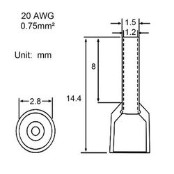 Electrical Wire Connectors Crimp Terminal Kit Insulated Ferrule Car Accessories Cable End Crimps Wire Terminal Connector 20 Awg 0.75 Sqmm green