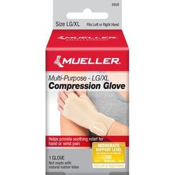 Mueller Compression & Support Gloves Compression Glove Fingerless Large / X-Large Over-the-Wrist Length Ambidextrous (1141667_EA)