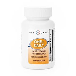 Geri-Care Multivitamin Supplement with Minerals Tablet 100 per Bottle (633782_CS)