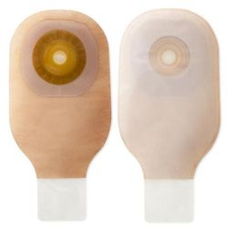Premier Flextend Colostomy Pouch One-Piece System 12 Inch Length Convex, Pre-Cut 1-1/4 Inch Stoma Drainable (319286_BX)
