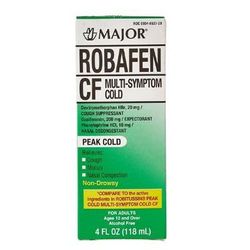 Robafen CF Cold and Cough Relief 10 mg - 100 mg - 5 mg / 5 mL Strength Liquid 4 oz. (1104207_EA)