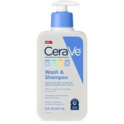 CeraVe Baby Shampoo and Body Wash 8 oz. Pump Bottle Unscented (1230005_EA)