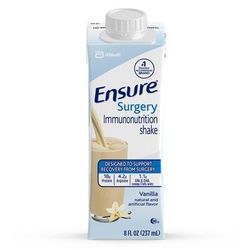 Ensure Surgery Immunonutrition Shake Oral Supplement Vanilla Flavor Liquid 8 oz. Reclosable Carton (1053427_CS)