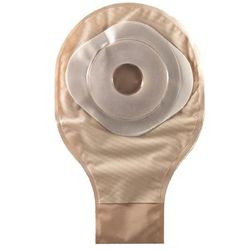ActiveLife Colostomy Pouch One-Piece System 10 Inch Length Flat, Pre-Cut 1 Inch Stoma Drainable (191655_BX)