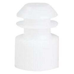 McKesson Tube Closure Polyethylene Flanged Plug Cap White 16 mm For Use with 16 mm Blood Drawing Tubes, Glass Test Tubes, Plastic Culture Tubes NonSte