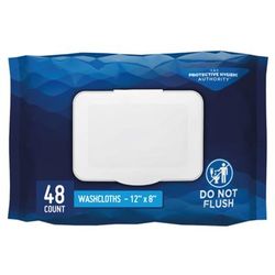 Prevail Personal Cleansing Wipe Soft Pack Scented 48 Count (736921_CS)