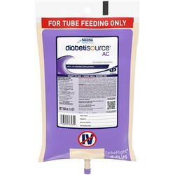 Diabetisource AC Tube Feeding Formula Unflavored Liquid 1500 mL Ready to Hang Prefilled Container (804537_EA)