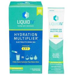 Liquid I.V. Hydration Multiplier Oral Electrolyte Solution Watermelon Flavor 0.56 oz. Electrolyte (1220421_BX)