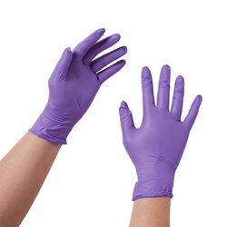 Purple Nitrile Exam Glove X-Large NonSterile Nitrile Standard Cuff Length Textured Fingertips Purple Chemo Tested (365063_BX)
