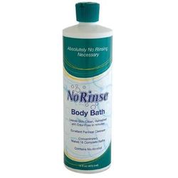 No Rinse Body Bath Rinse-Free Body Wash Liquid 16 oz. Bottle Scented (761997_EA)