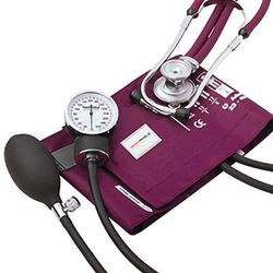 McKesson Brand Reusable Aneroid / Stethoscope Set 23 to 33 cm Adult Cuff Dual Head Sprague Stethoscope Pocket Aneroid (1067623_CS)