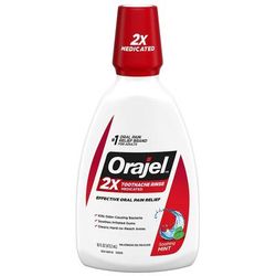 Orajel Oral Pain Relief Liquid 16 oz. (1231271_EA)