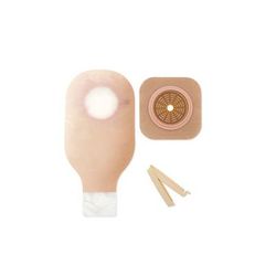 New Image Ostomy Pouch Two-Piece System Flat, Trim to Fit Up to 1-3/4 Inch Stoma Drainable (1260145_BX)
