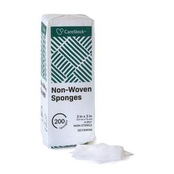CareStock Gauze Sponge 4 X 4 Inch 4-Ply NonSterile 200 per Pack (1242207_CS)
