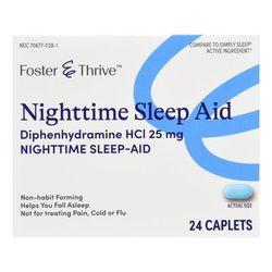 Foster & Thrive Sleep Aid 24 per Box Caplet 25 mg Strength (1238993_BX)