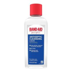 Band-Aid Pain Relieving Antiseptic BZK (Benzalkonium Chloride) / Lidocaine HCl Liquid 6 oz. Bottle (1228822_EA)