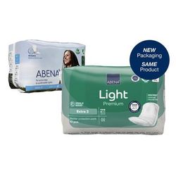 Abena Light Extra Bladder Control Pad 13 Inch Length Light Absorbency Fluff / Polymer Core One Size Fits Most (1117091_CS)