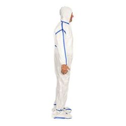 Cleanroom Coverall with Hood and Boot Covers X-Large White Disposable Sterile (1148645_CT)