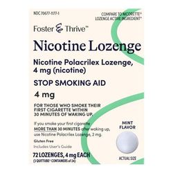 Foster & Thrive Stop Smoking Aid 4 mg Strength Lozenge (1238980_PK)