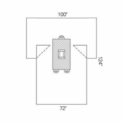 Abdominal Drape Laparotomy Drape 100 W X 72 W X 124 L Inch Sterile (292342_EA)