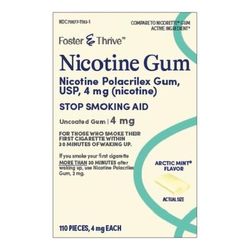 Foster & Thrive Stop Smoking Aid 4 mg Strength Gum (1248811_PK)