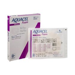 Aquacel Foam Dressing 7 X 8 Inch With Border Waterproof Film Backing Silicone Adhesive Sacral Sterile (802599_BX)