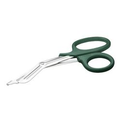 McKesson Medicut Trauma Shears Green 7-1/4 Inch Length Medical Grade Stainless Steel NonSterile Finger Ring Handle Blunt Tip / Blunt Tip (1089413_CS)