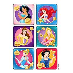 Kids Love Stickers 90 per Pack Disney Princesses Sticker 2-1/2 Inch (683533_PK)