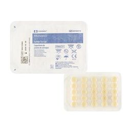 Monoject Syringe Tip Cap Polyolefin Plastic, Sterile, Disposable (459106_CT)