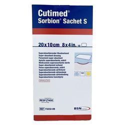 Cutimed Sorbion Sachet S Gelling Fiber Wound Dressing 4 X 8 Inch Rectangle Sterile (1108694_EA)
