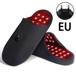 Red Light Therapy Slippers For Foot Pain Relief And Inflammation eu black