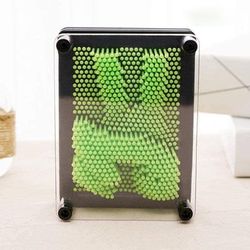 3D Pin Art Toy Interactive Pin Face Art For Kids Green S