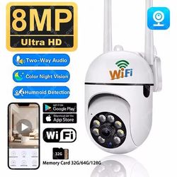 4K Wireless IP Camera With Motion Detection And Two Way Audio 8mp Camera With 128gb Storage au