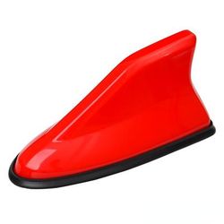 Universal Car Antennas Shark Fin Auto Radio Signal Aerials For Any Car Model red