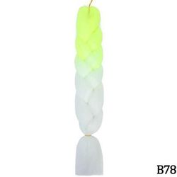 Jumbo Braids Extensions Synthetic Braiding Hair Kanekalon Afro Ombre Color Hair For Kids Children Crochet Twist Braid zitong b78 24inches