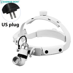 ENT Dental Headlight, 5W LED Surgical Headlamp With Adjustable Brightness & Spot white