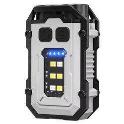 Ultra Bright High Power LED Flashlight Rechargeable Tactical Flashlight For Self Defense & Outdoor Use white